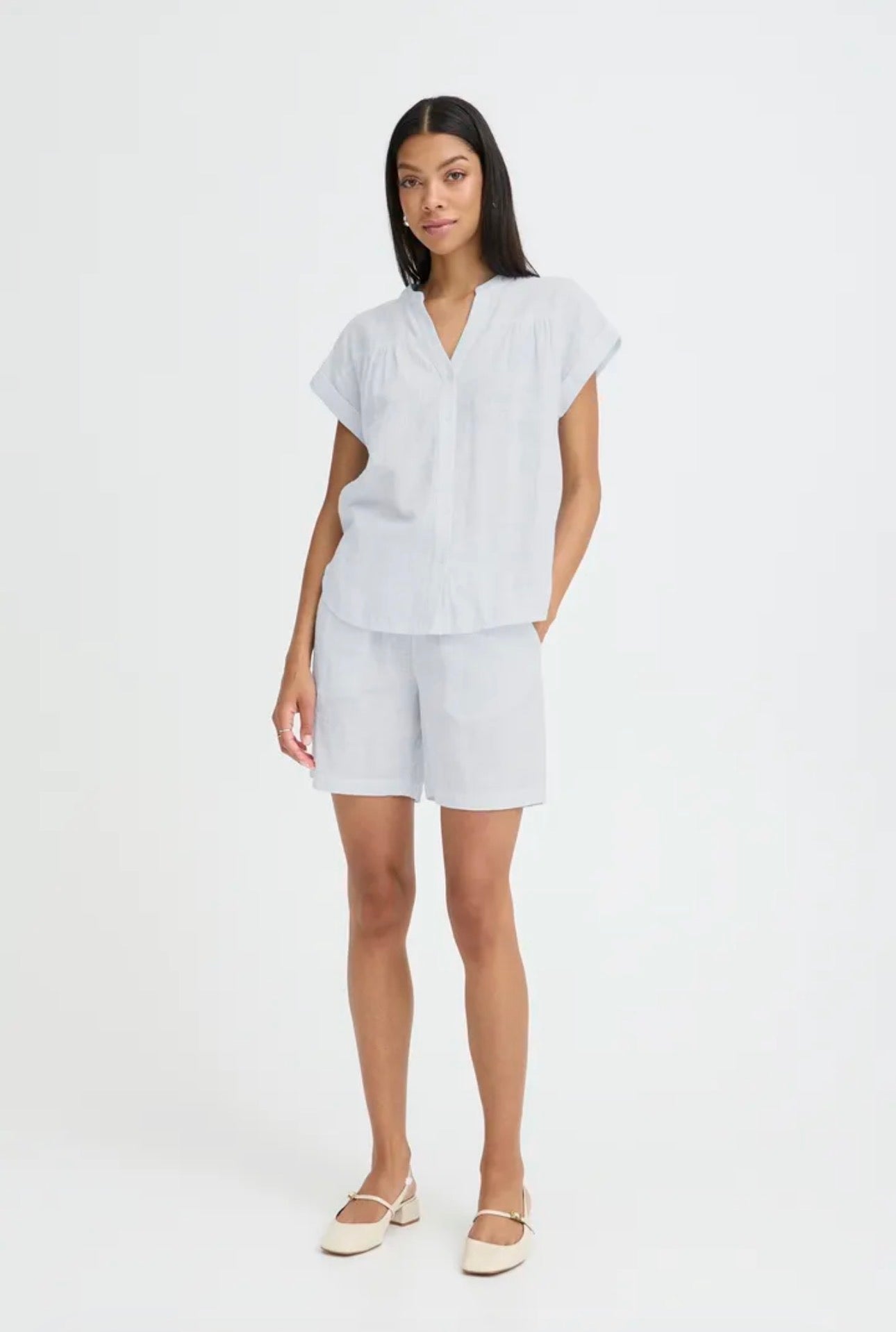 B YOUNG IZOLA SHIRT in WINDSURFER STRIPE