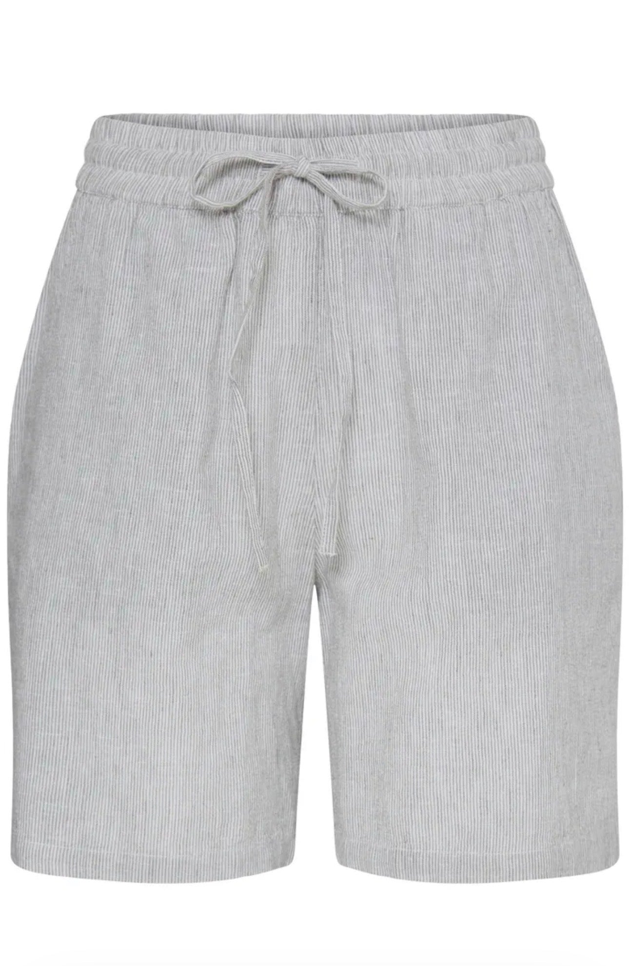 B YOUNG IZOLA SHORTS in VETIVER STRIPE