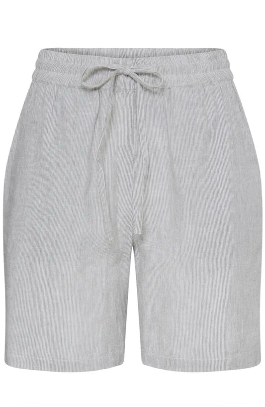 B YOUNG IZOLA SHORTS in VETIVER STRIPE