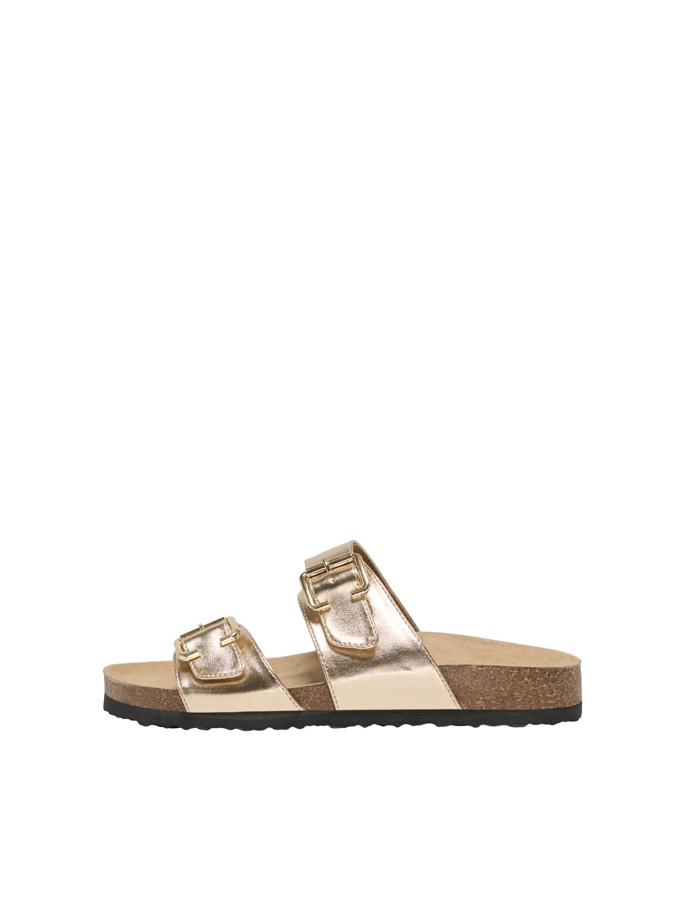 ONLY MAXI-13 PU STRAP BUCKLE SANDAL 15331392 GOLD