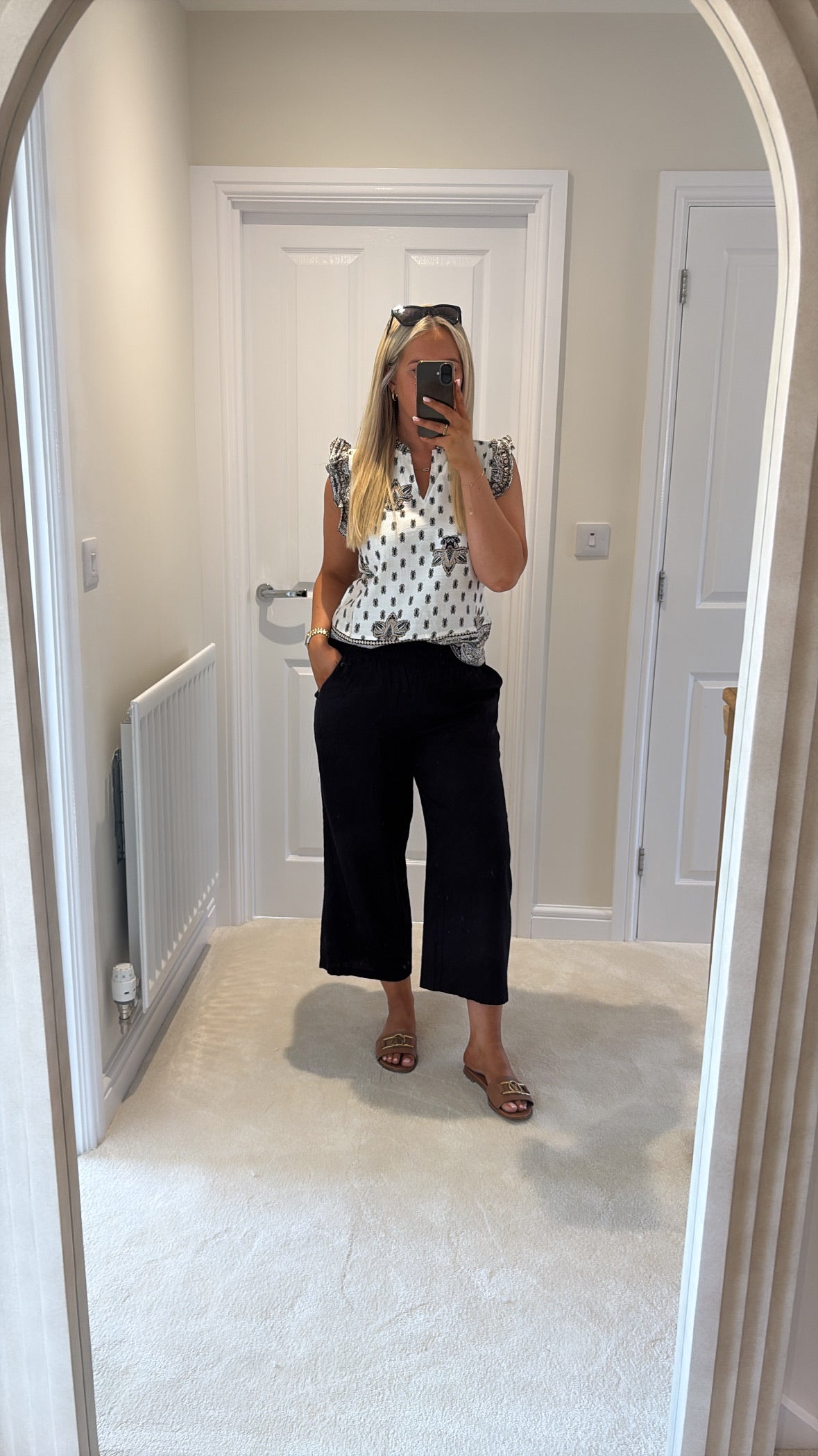 B YOUNG IKAIA BOHO BLOUSE 20819070 METEORITE