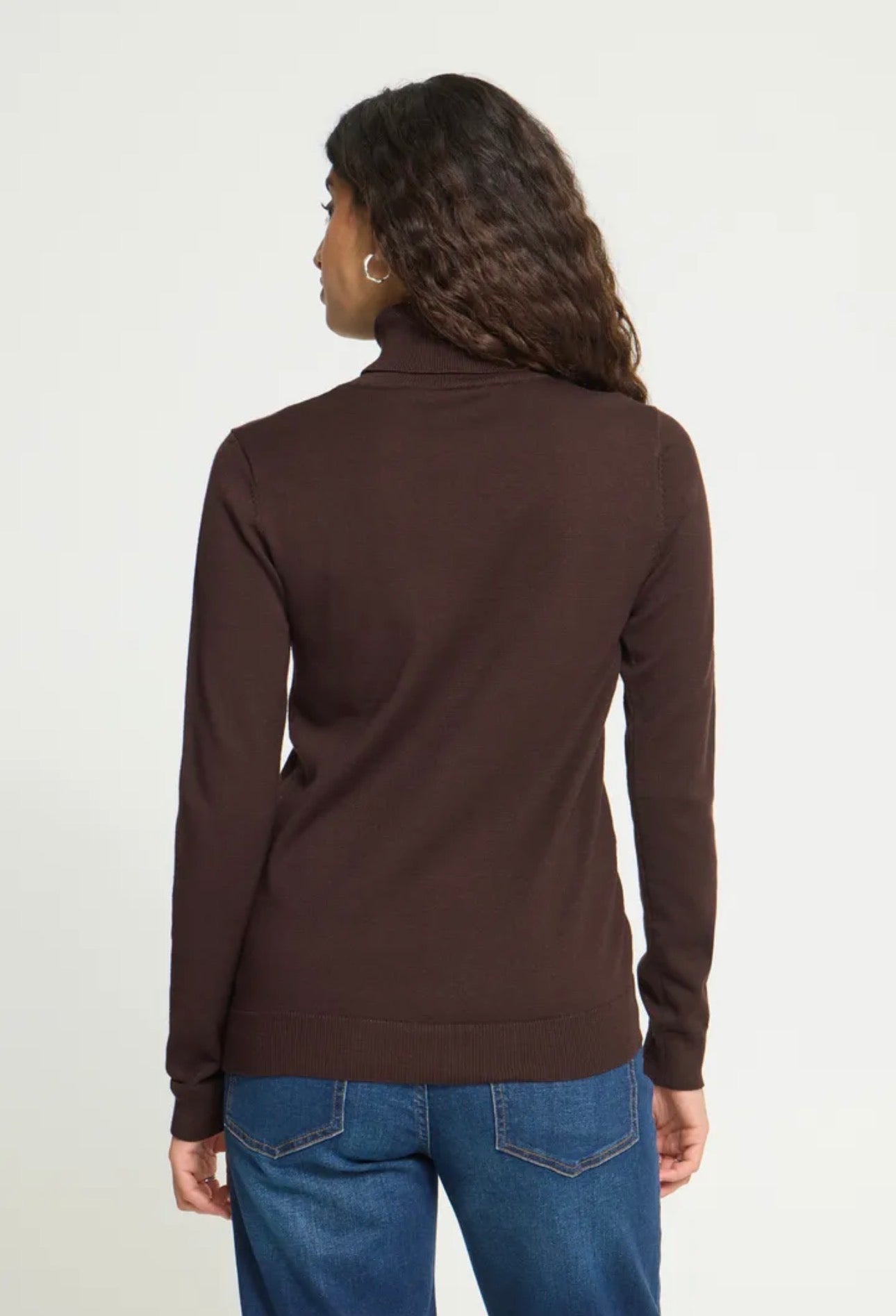 ICHI LULS ROLLNECK LS - CHOCOLATE TORTE