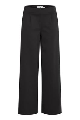 ICHI PREMIUM BRAND Kate Wide Leg Trousers Black Long