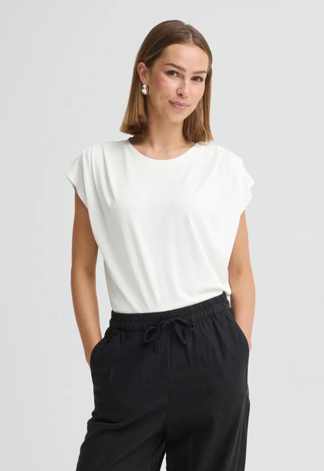 ICHI LISKEN TOP 20114138 CLOUD DANCER