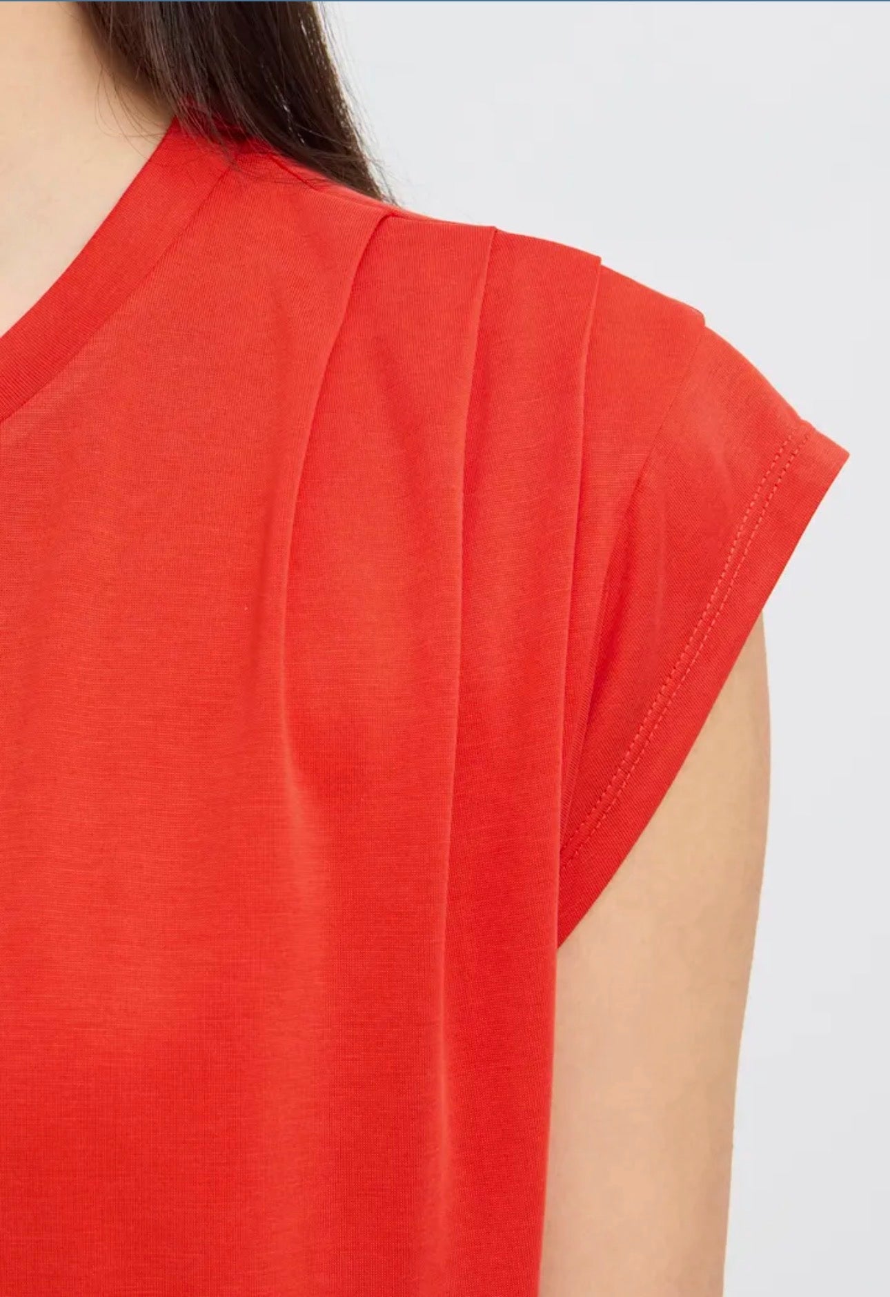 ICHI LISKEN TOP 20114138 FIERY RED