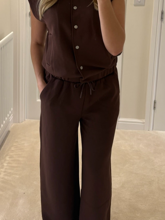 ICHI COZY PANTS - CHICORY COFFEE