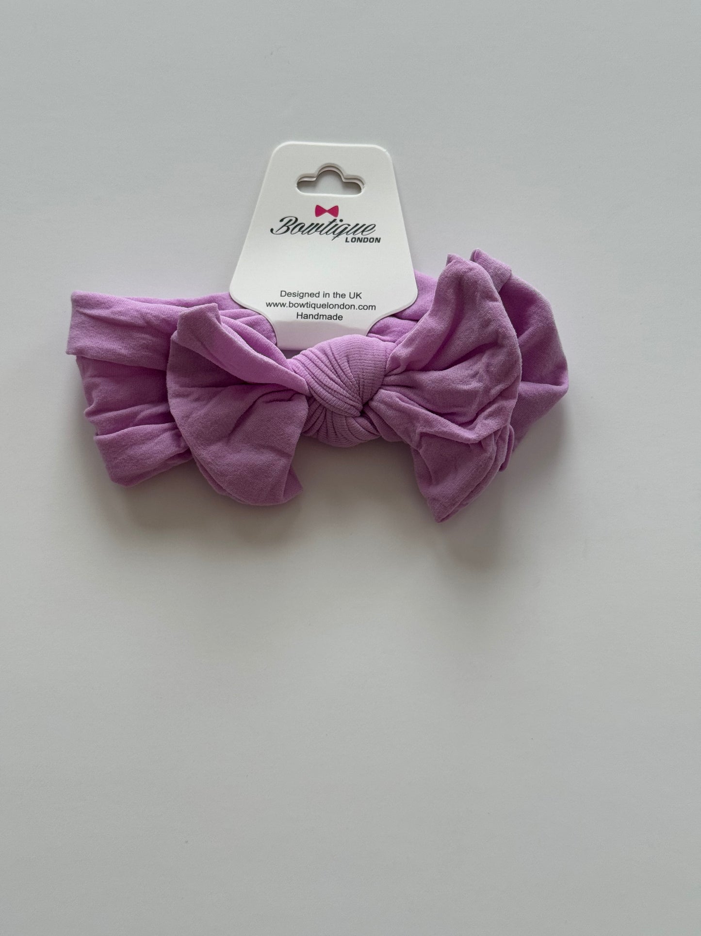Wide bow headband
