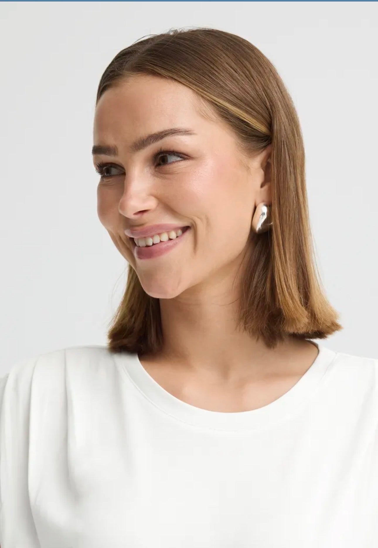 ICHI LISKEN TOP 20114138 CLOUD DANCER