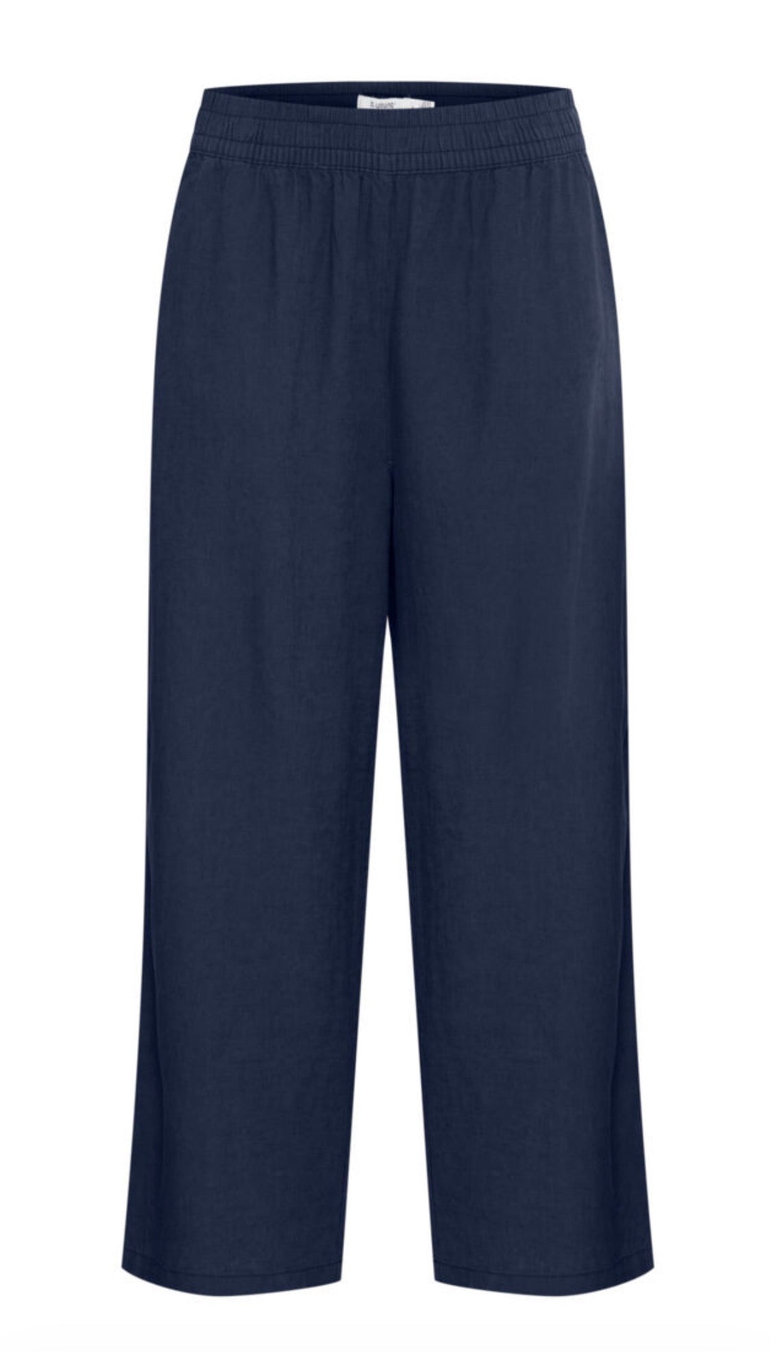 B YOUNG FALAKKA CROP TROUSERS 20813083 COPENHAGAN NIGHT