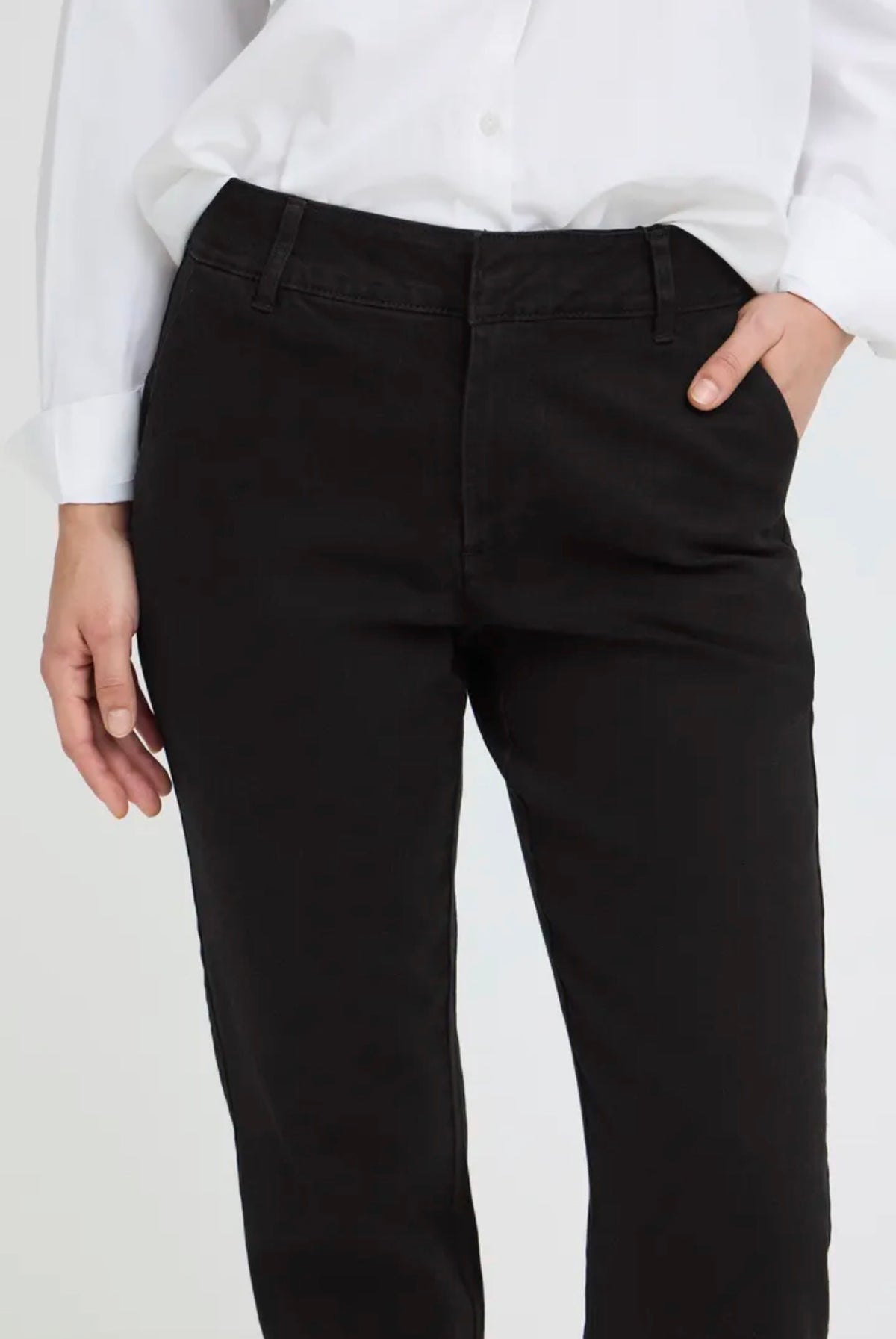 B YOUNG KAFKA DIXI STRAIGHT JEANS - BLACK DENIM