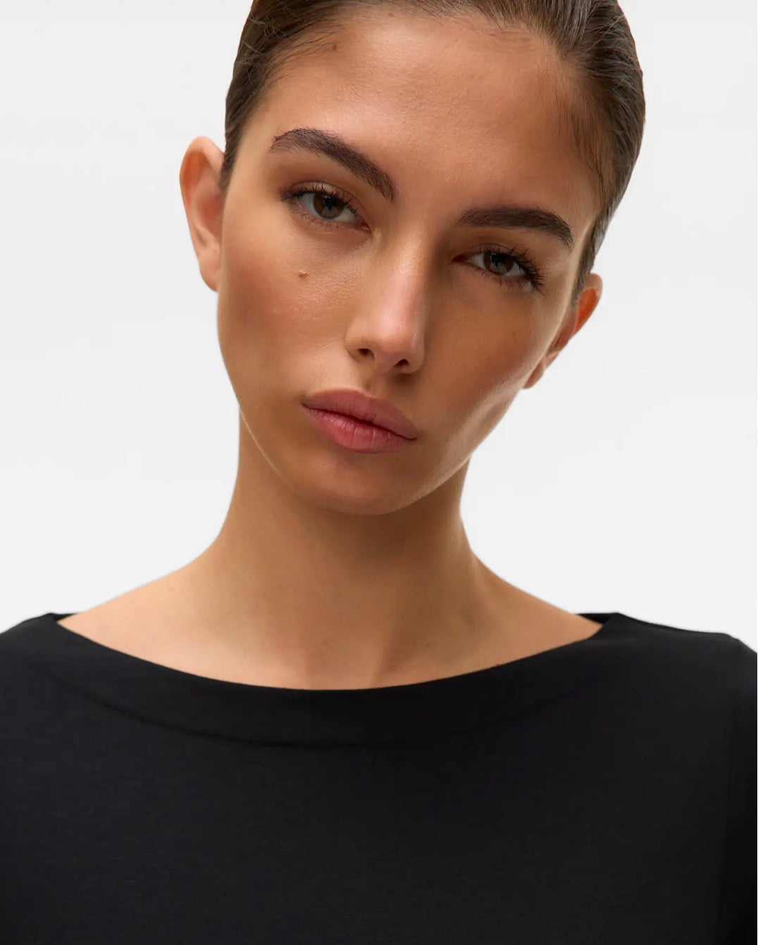 VERO MODA PANDA MODAL 3/4 TOP - BLACK