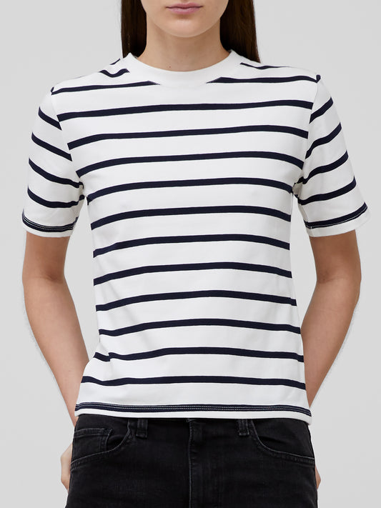 French Connection White/Marine Top