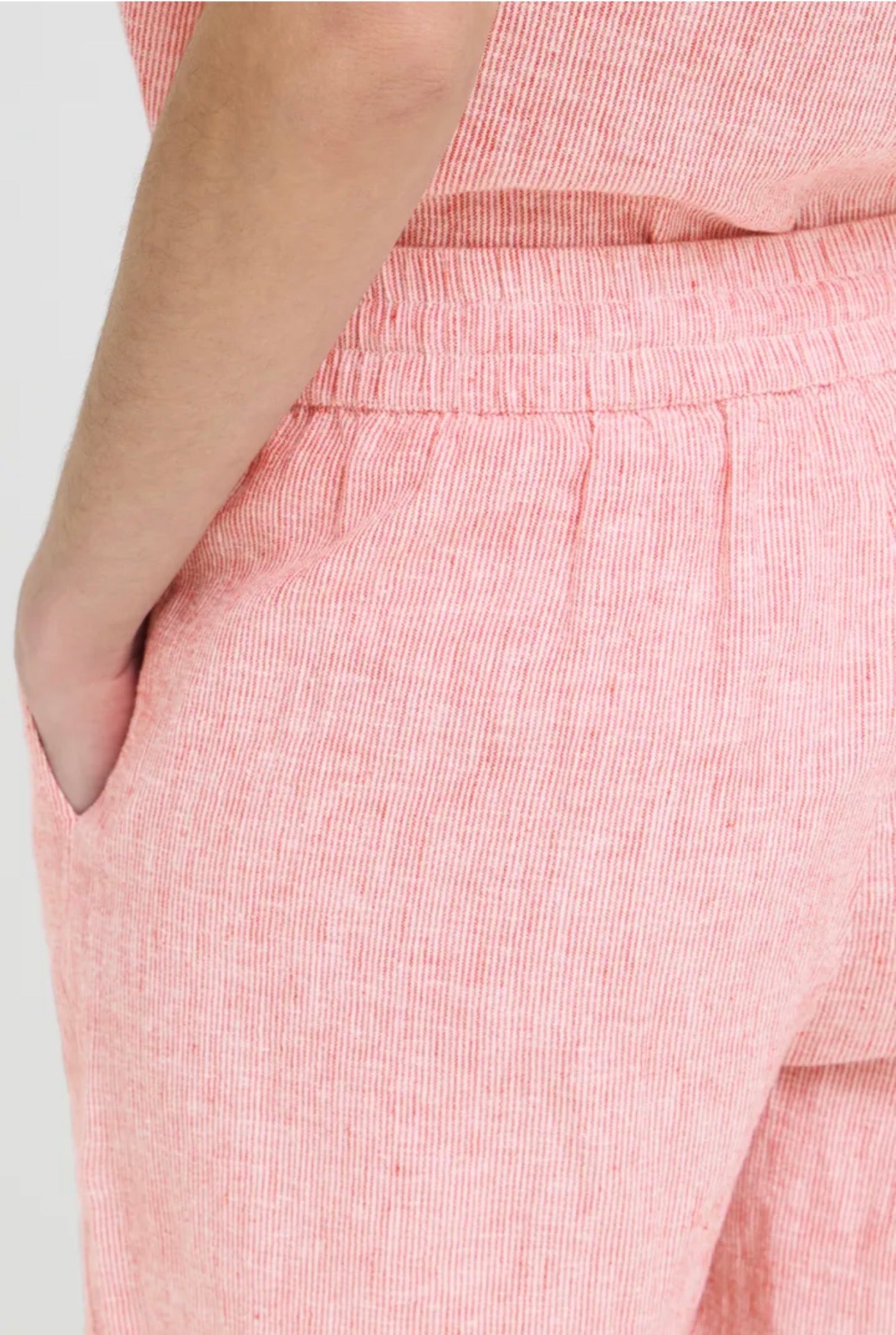 B YOUNG IZOLA SHORTS in MOLTEN LAVA STRIPE