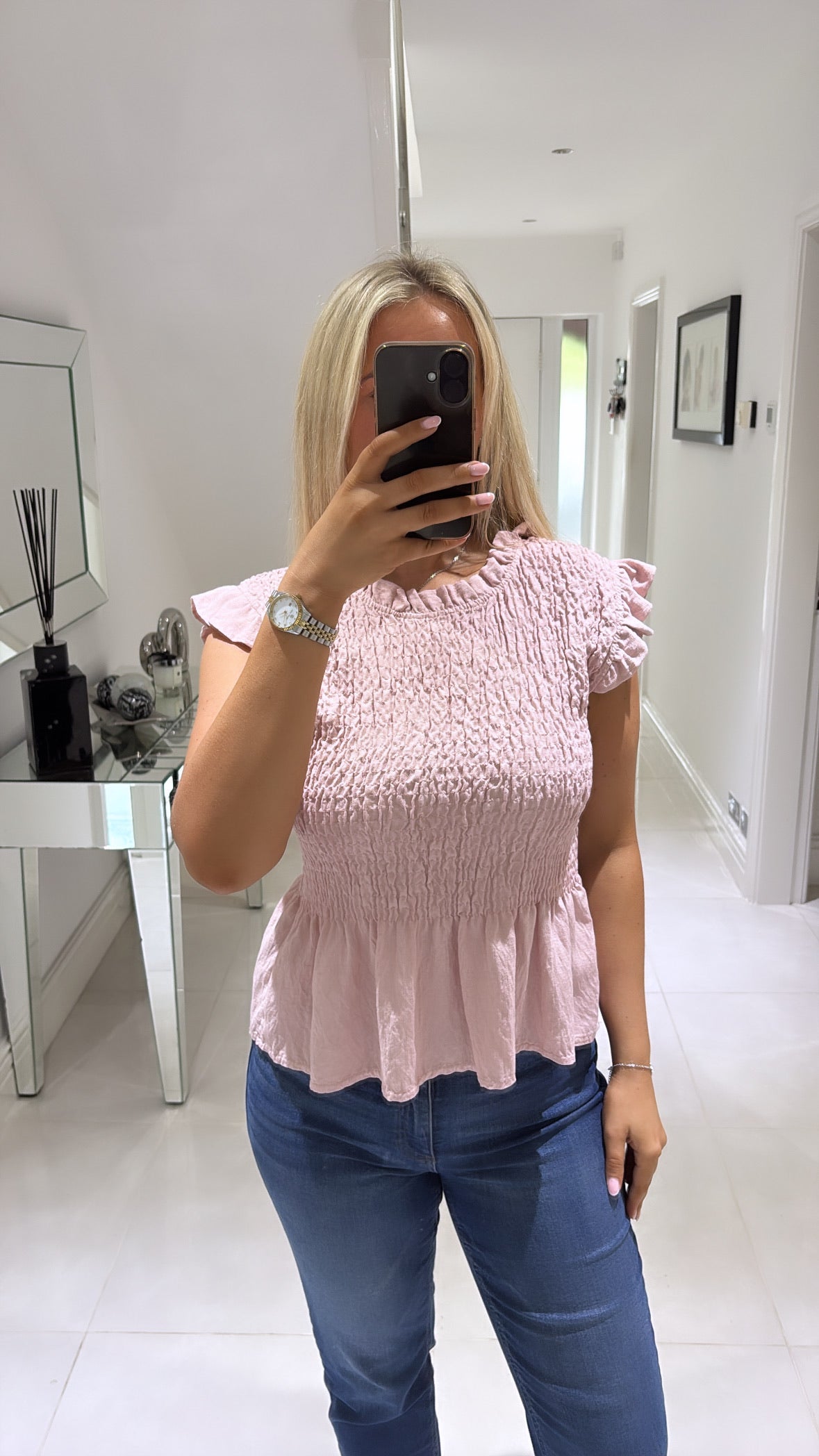 PEPLUM TOP ONE SIZE 8-16