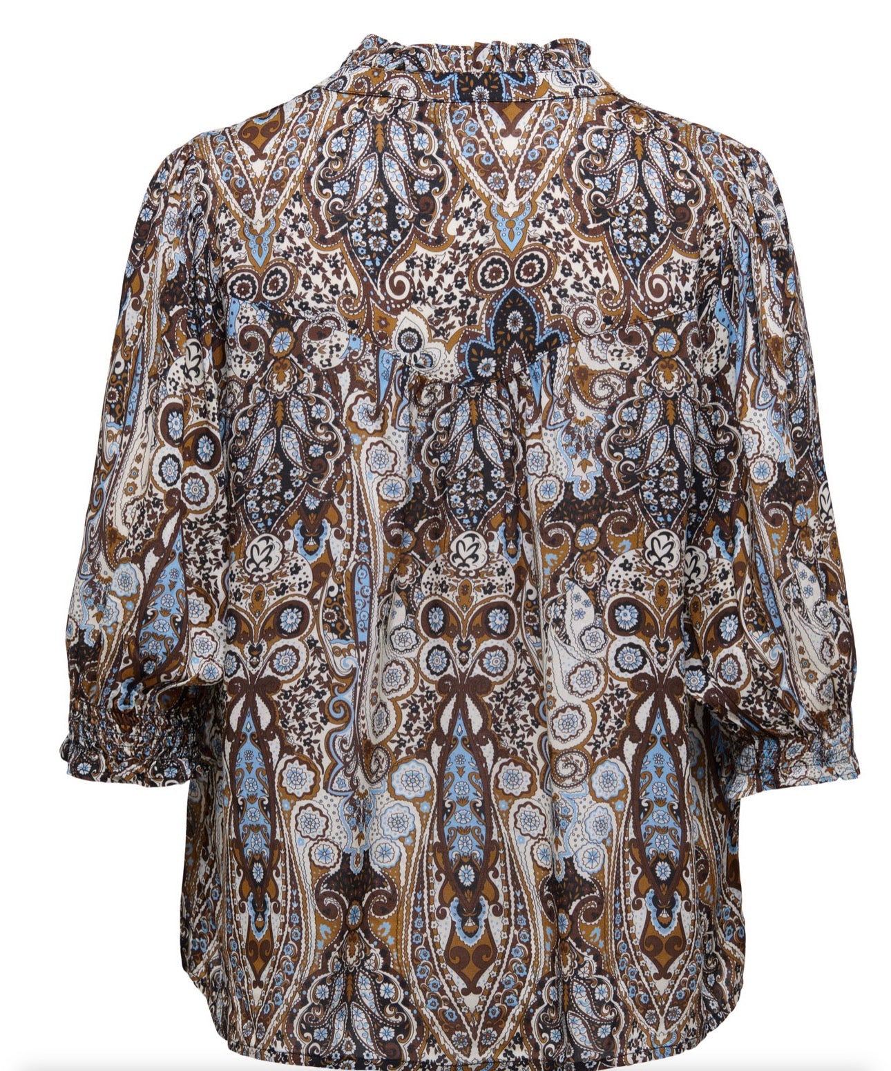 ONLY RAYA 3/4 SHIRT - CHICORY COFFEE