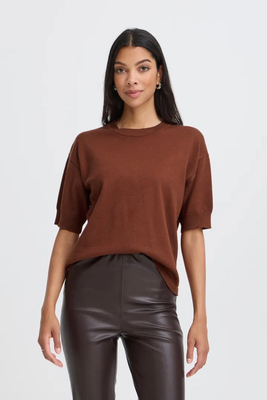 B YOUNG MMORLA SS T-SHIRT - SMOKED PAPRIKA
