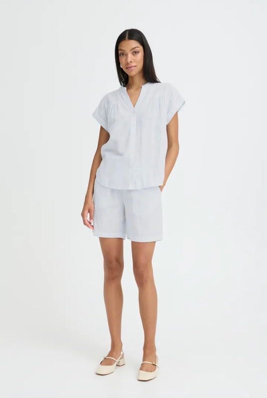 B YOUNG IZOLA SHORTS in WINDSURFER STRIPE