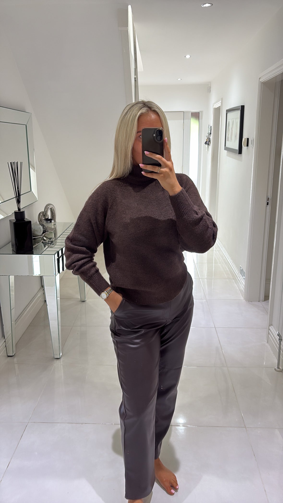 B YOUNG MONNA ROLLNECK - JAVA MELANGE