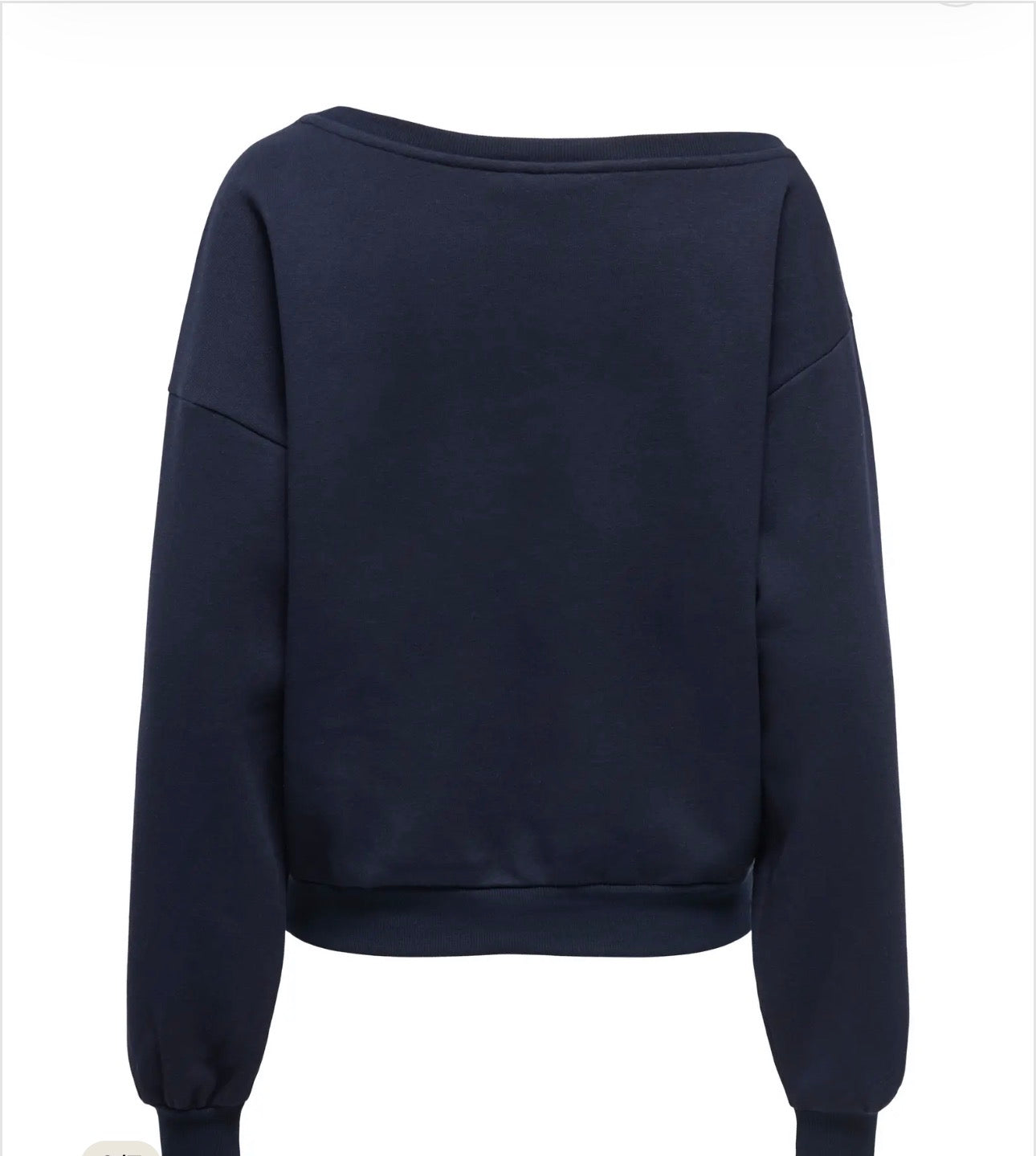 ONLY RHINA LS ONE SHOULDER SWEATSHIRT - NIGHT SKY