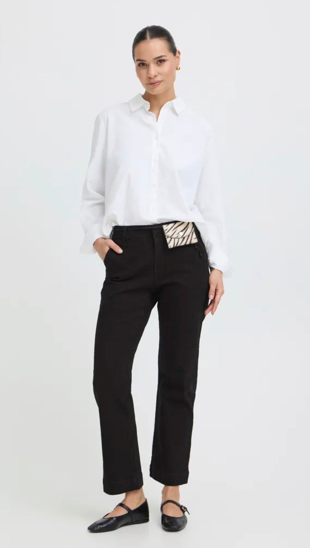 B YOUNG KAFKA DIXI STRAIGHT JEANS - BLACK DENIM