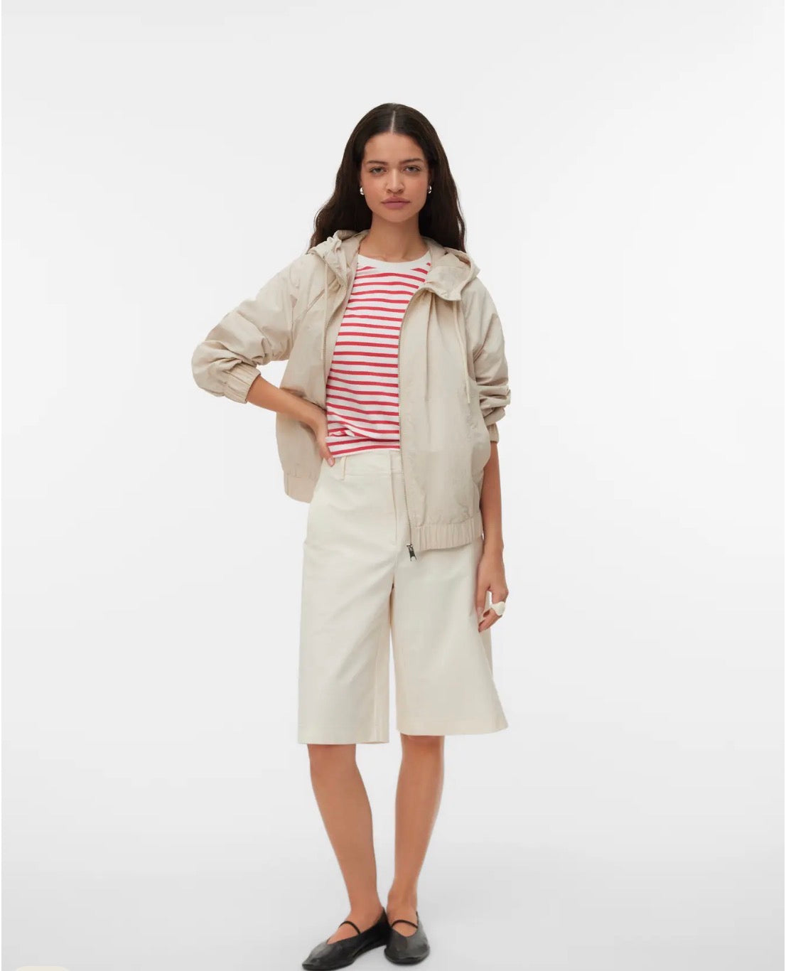 VERO MODA MARIE SHORT JACKET - OATMEAL