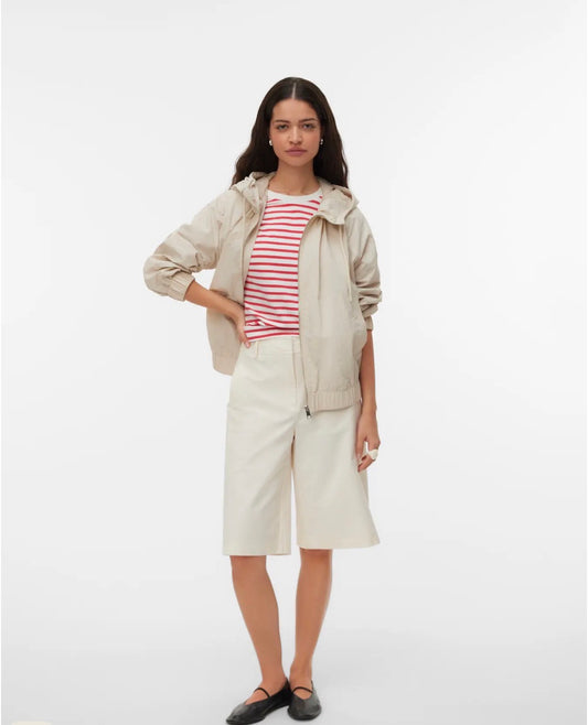 VERO MODA MARIE SHORT JACKET - OATMEAL