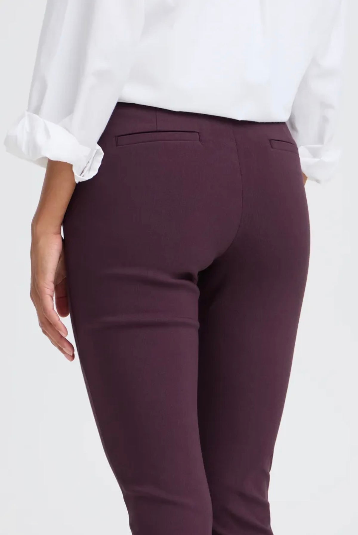 B YOUNG DIXI CHINOS - FUDGE