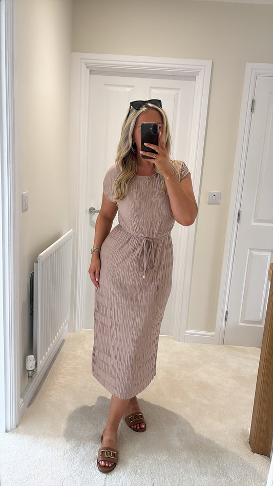 B YOUNG UVIKA DRESS 20819076 STUCCO