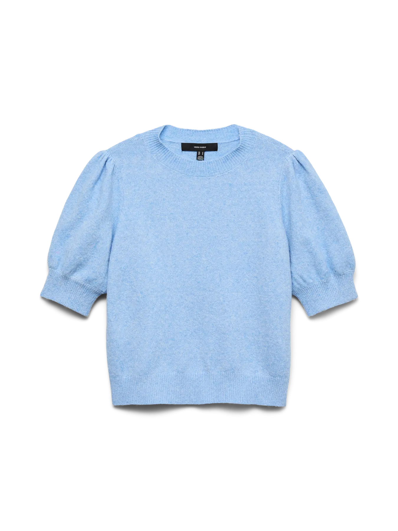 VERO MODA DOFFY 2/4 O-NECK PULLOVER LITTLE BOY BLUE MELANGE