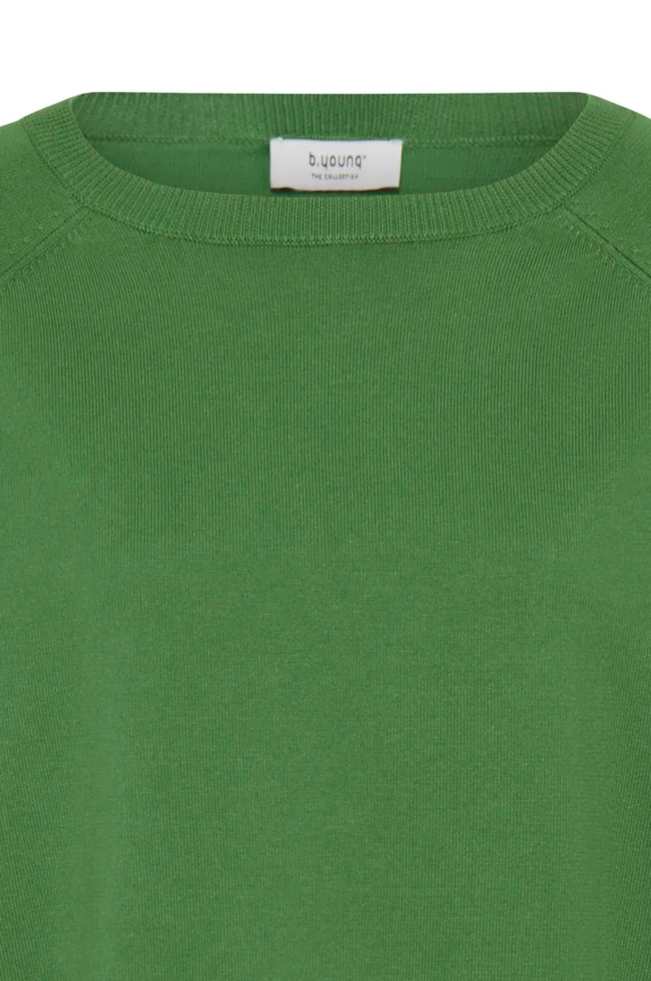 B YOUNG MMORLA O-NECK PULLOVER - ARTICHOKE GREEN