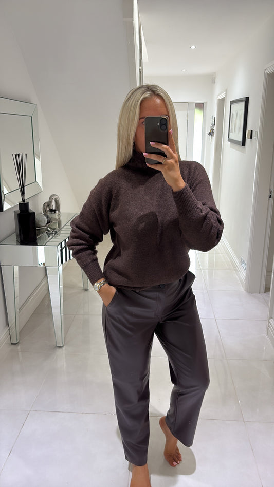 B YOUNG MONNA ROLLNECK - JAVA MELANGE