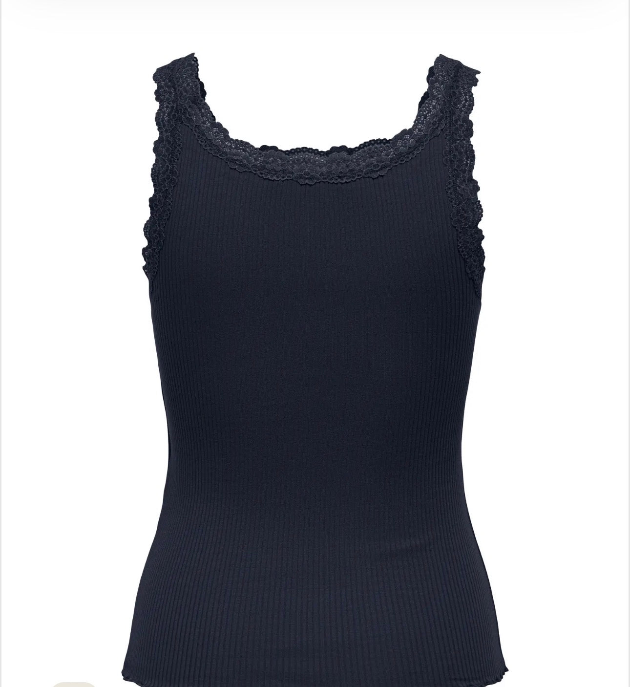 ONLY SARA SHARAI VEST TOP in NIGHT SKY NAVY