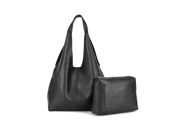 2 PIECE SHOULDER BAG SET - 5 COLOUR CHOICES