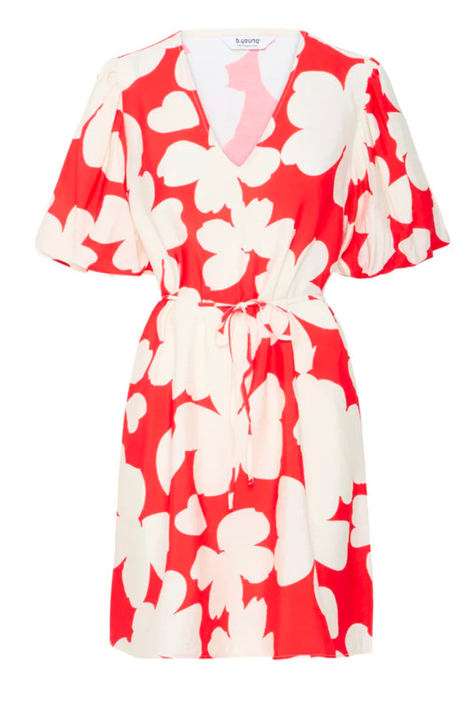BYIBINE SHORT DRESS 20816778 FLAME FLOWER MIX