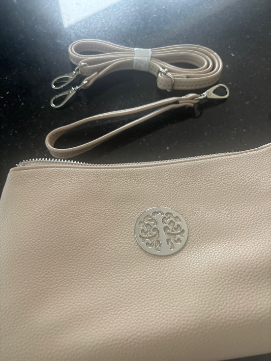 Janet Crossbody/Clutch Bag Beige