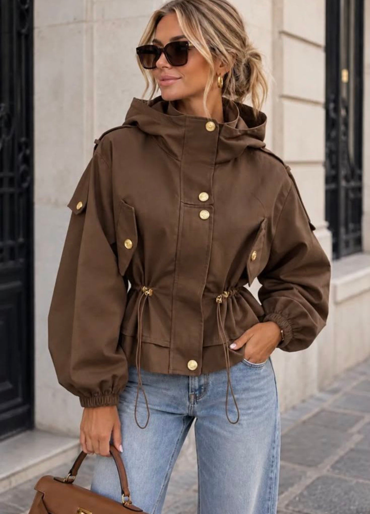 Jessica Jacket (chocolate colour)
