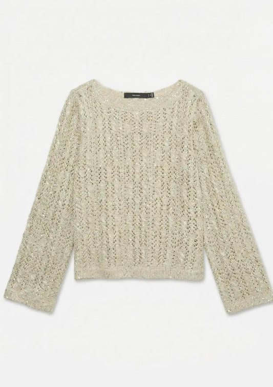 VERO MODA NEWLEILANI LS BOATNECK PULLOVER