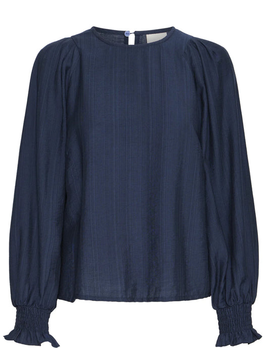 ICHI WILMA LS BLOUSE TOTAL ECLIPSE 20123703