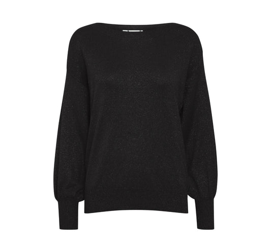 ICHI MOPAZ LS BLACK SPARKLE JUMPER 20110711