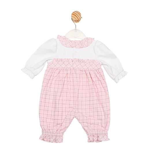 Mintini Romper White/Pink MB6728