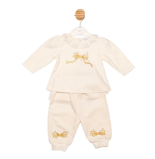 Mintini Top & Jogpant Set Ivory MB6812