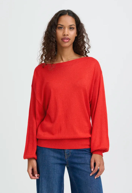 ICHI MOPAZ LS SPARKLE JUMPER RACING RED 20110711
