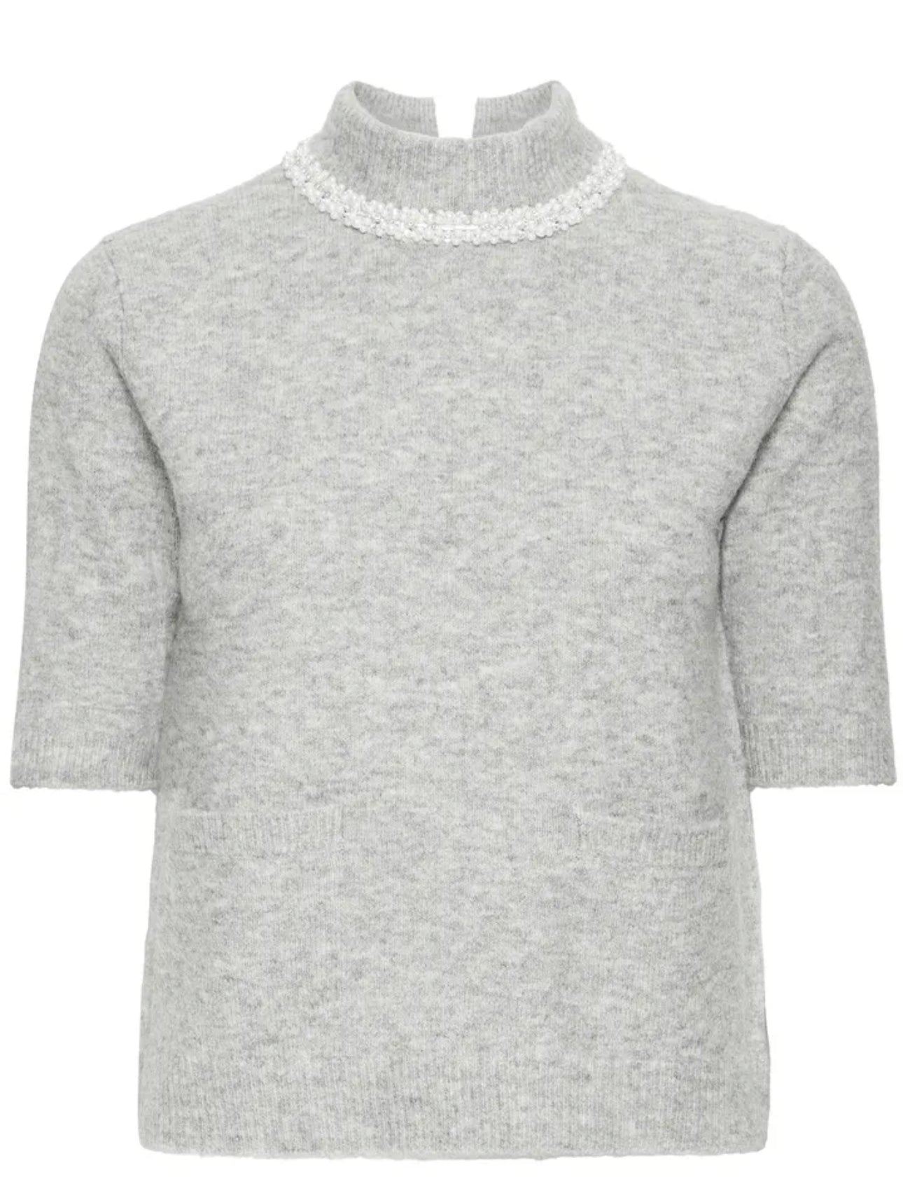 ICHI MACON SS JUMPER GREY MELANGE 20124688