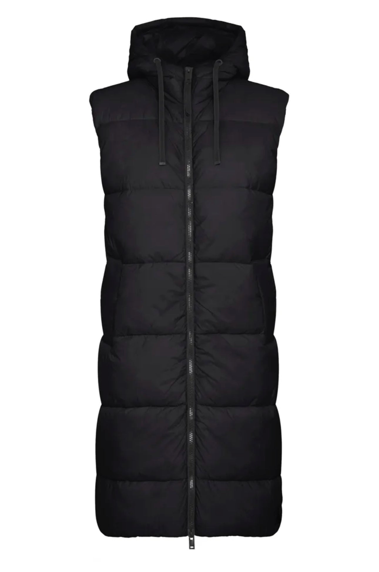 B YOUNG BOMINAX LONG GILET BLACK 20816932 Womenswear