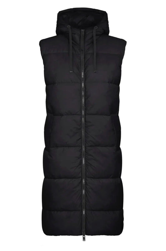 B YOUNG BOMINAX LONG GILET BLACK 20816932 Womenswear