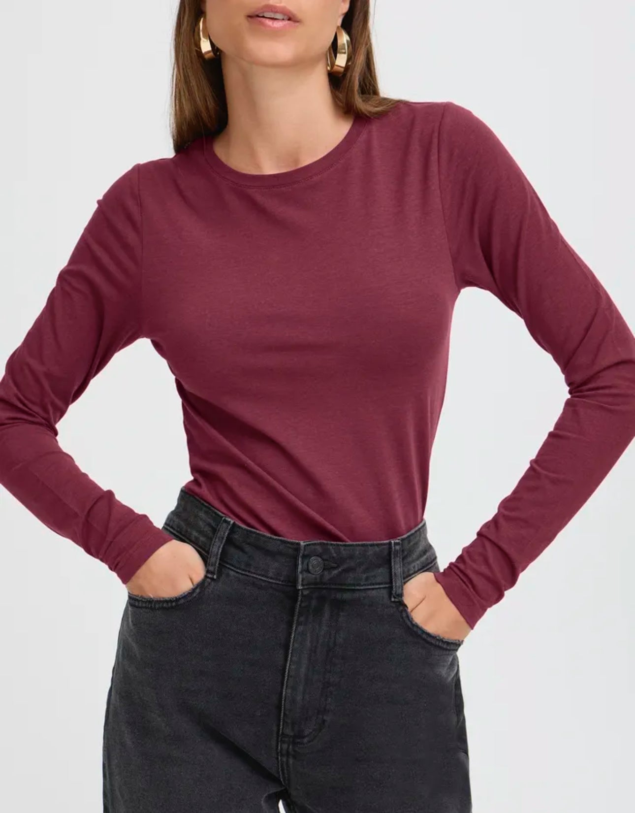 B Young Pamila LS T-shirt Port Royale 20807594