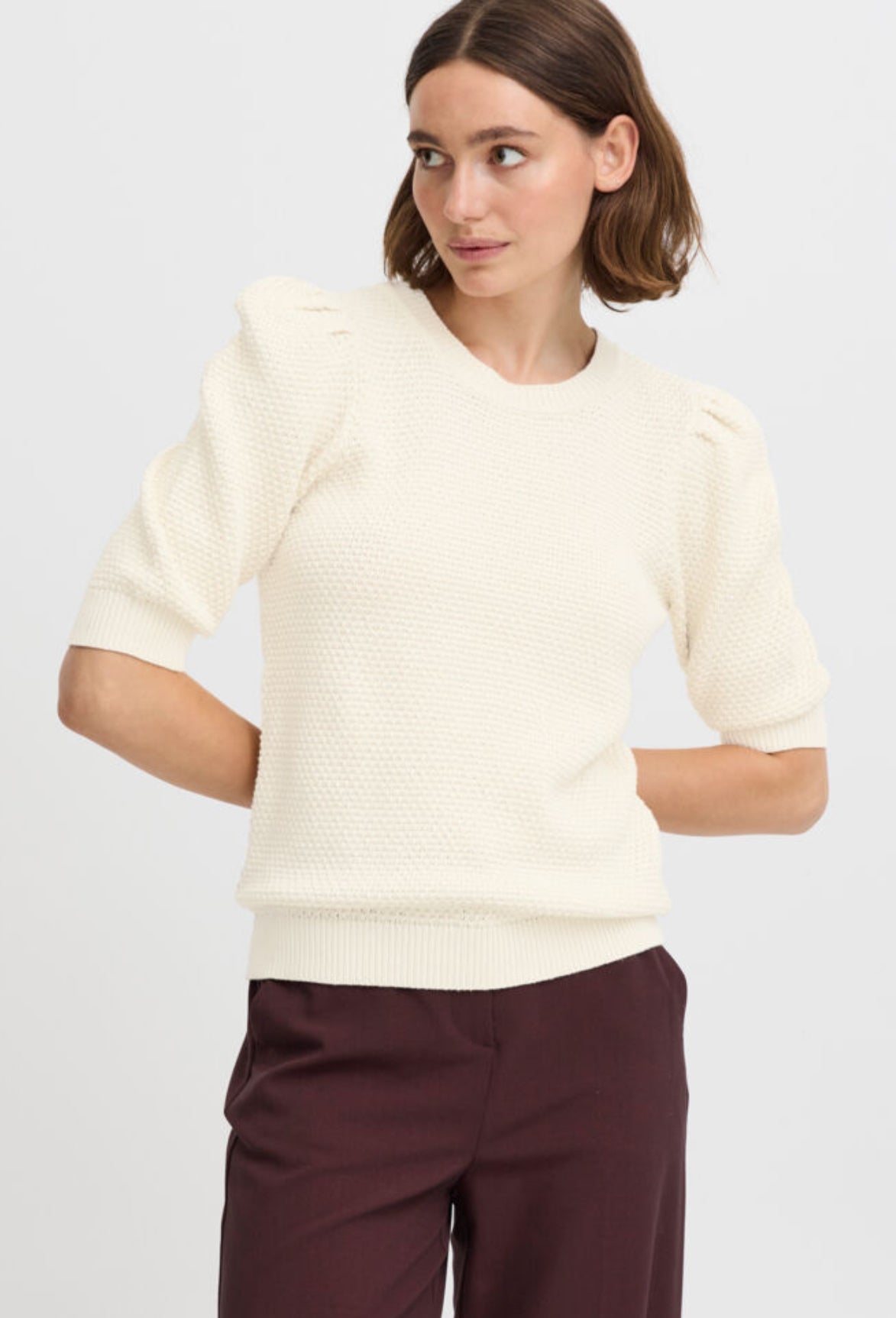 BYOUNG MIKALA SS JUMPER BIRCH 20811028