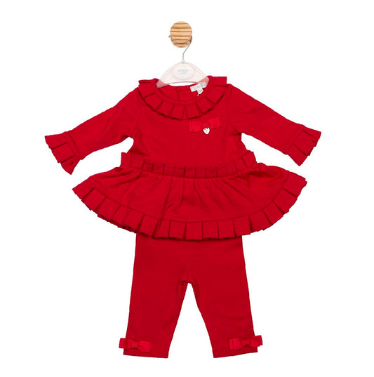 Mintini Tunic & Legging Set Red MB6765
