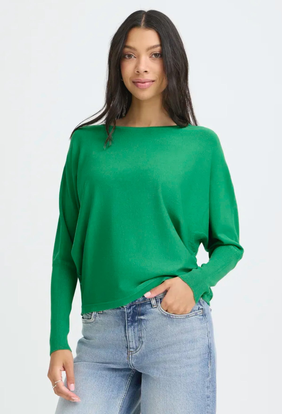 B YOUNG MMORLA BATWING JUMPER 20814389 LEPRECHAUN