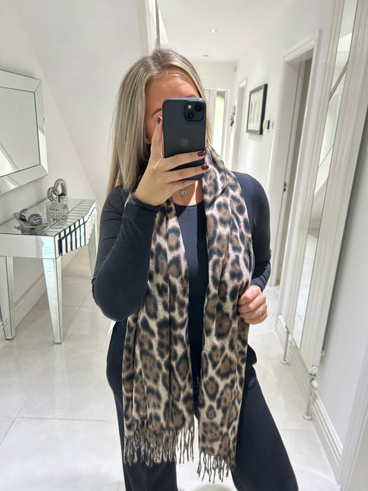 Leopard Scarf